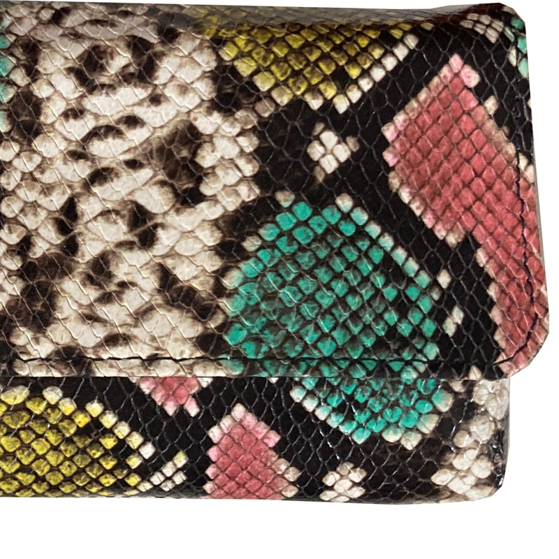 Baguette Clutch  - Pastel Snake