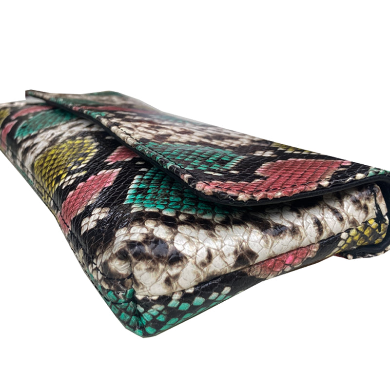 Baguette Clutch  - Pastel Snake