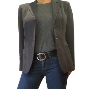 Heirloom Basic Belt - Black with Antique Nickel Buckle