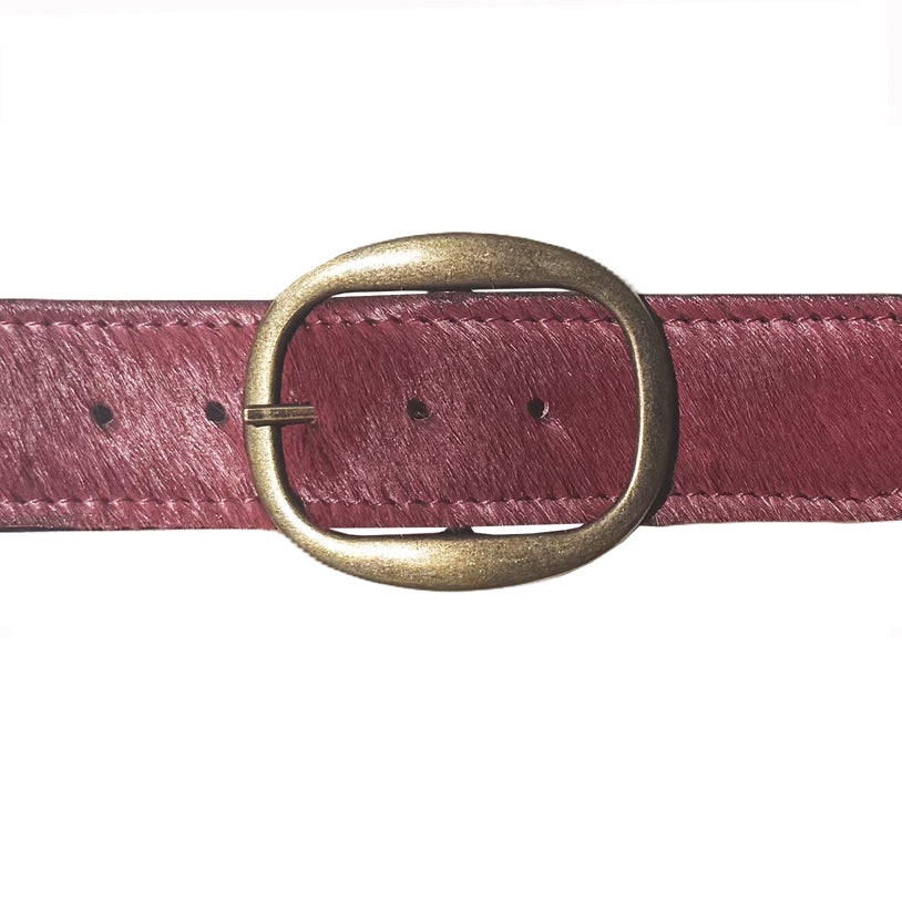 Heirloom Basic Belt - Rose "Pony Hide"