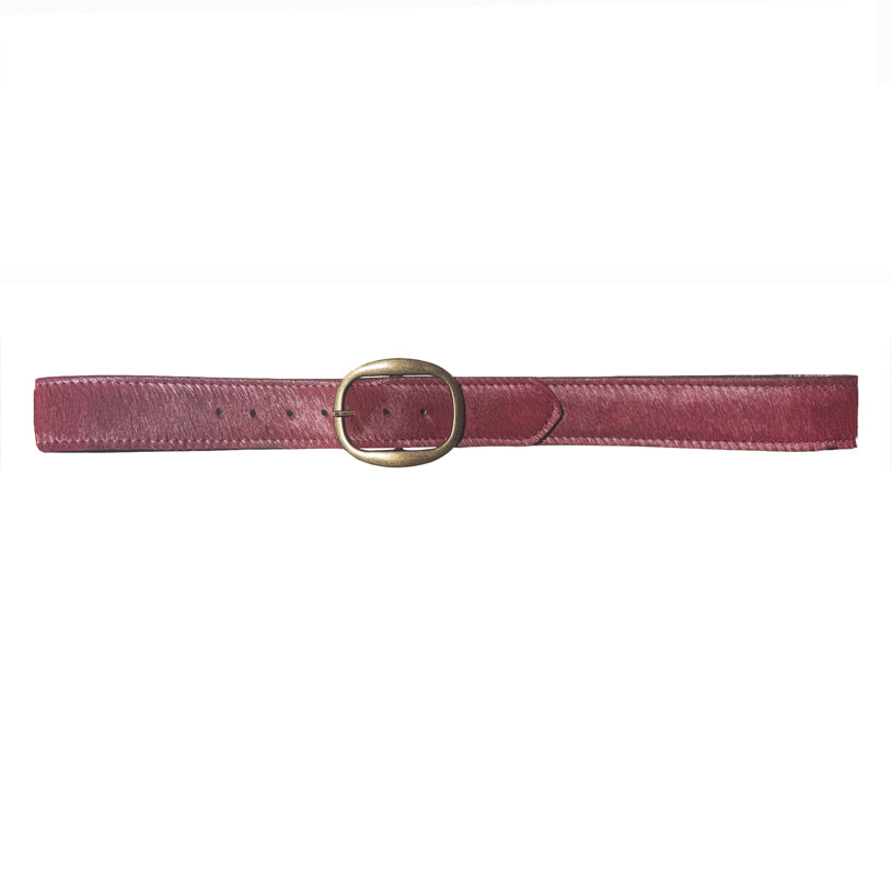 Heirloom Basic Belt - Rose "Pony Hide"