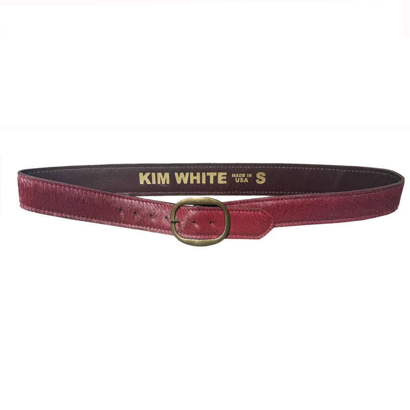 Heirloom Basic Belt - Rose "Pony Hide"