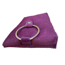 Load image into Gallery viewer, Ring Clutch - Purple Fur
