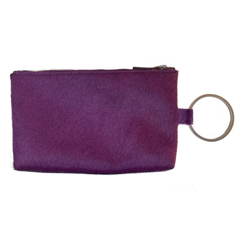 Ring Clutch - Purple Fur