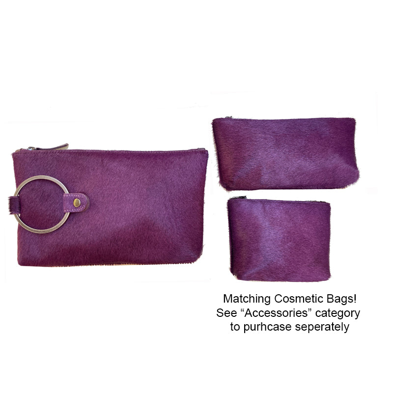 Ring Clutch - Purple Fur