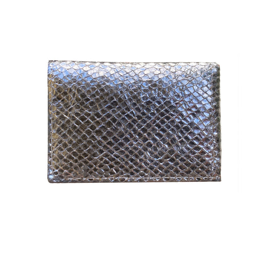 Folding Wallet - Silver Snake