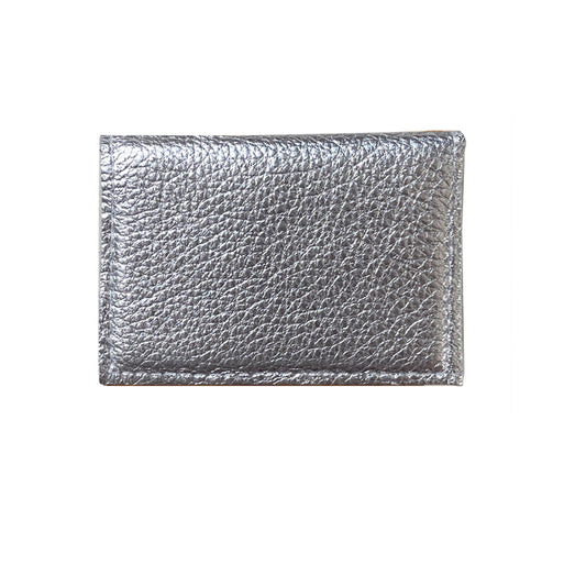 Folding Wallet - Silver Metallic