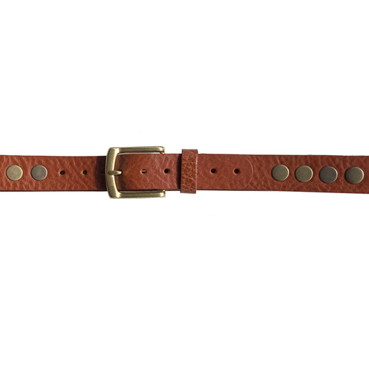 Large Rivets All Around - Cognac