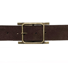 Load image into Gallery viewer, Square wFlanges - Chocolate Suede

