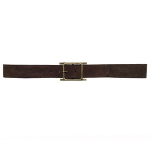 Square wFlanges - Chocolate Suede
