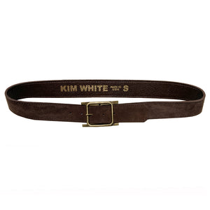 Square wFlanges - Chocolate Suede