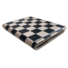 Load image into Gallery viewer, Folding Wallet - Checkers
