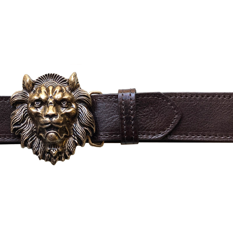 Lion Belt - Chocolate