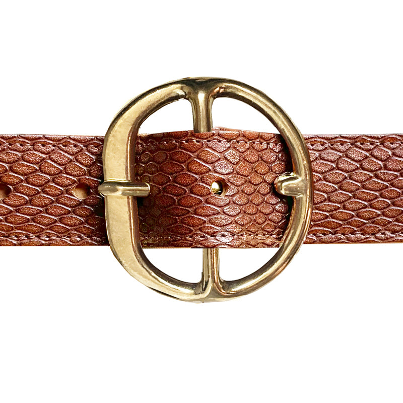 Chunky HIP PANT Belt - Cognac Molecular
