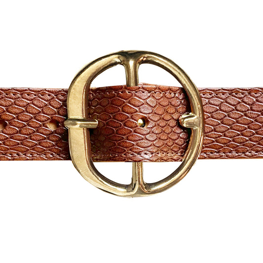 Chunky HIP PANT Belt - Cognac Molecular