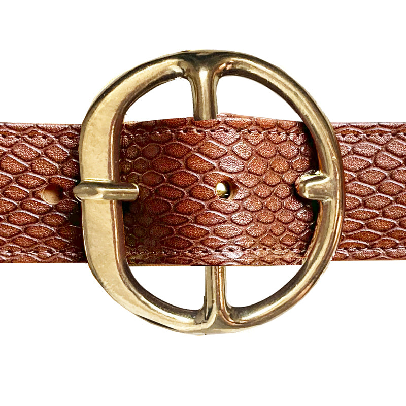 Chunky HIP PANT Belt - Cognac Molecular