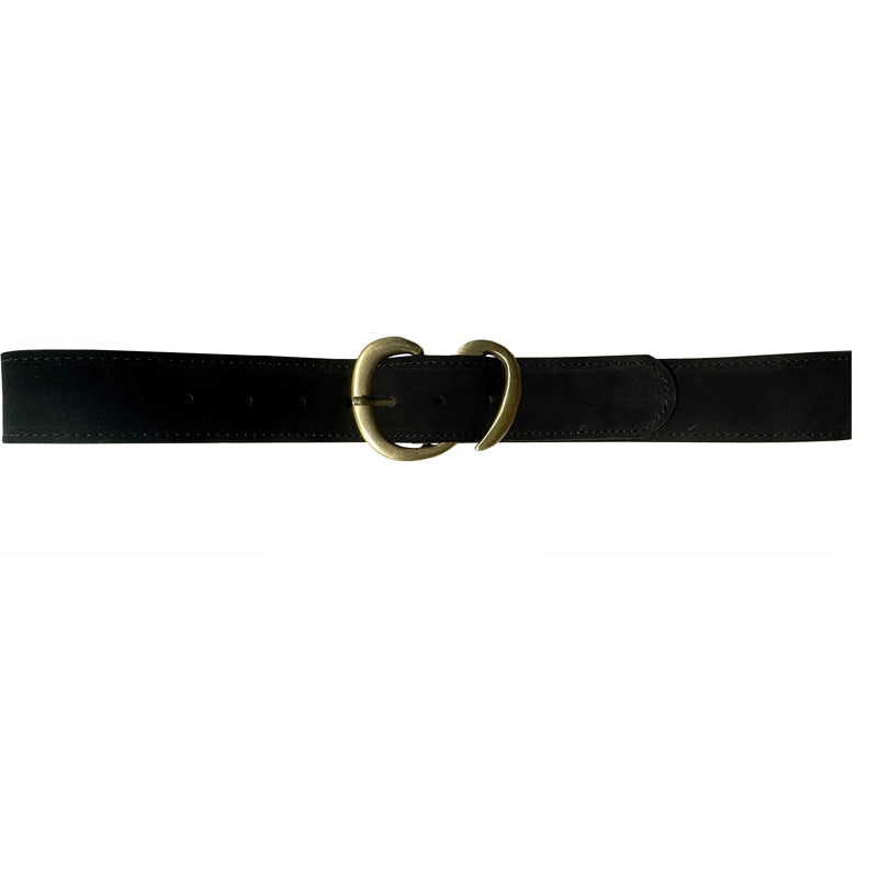 French Curve - Black Suede
