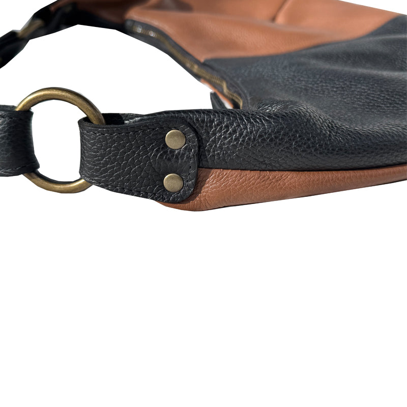 Hobo Bag -  Black & Brown