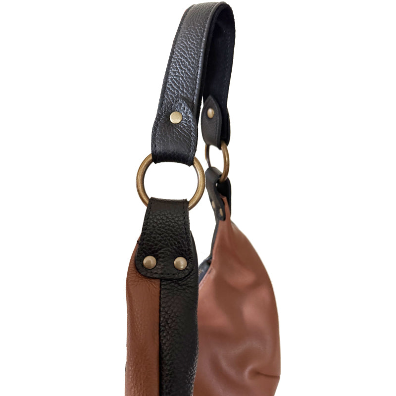 Hobo Bag -  Black & Brown