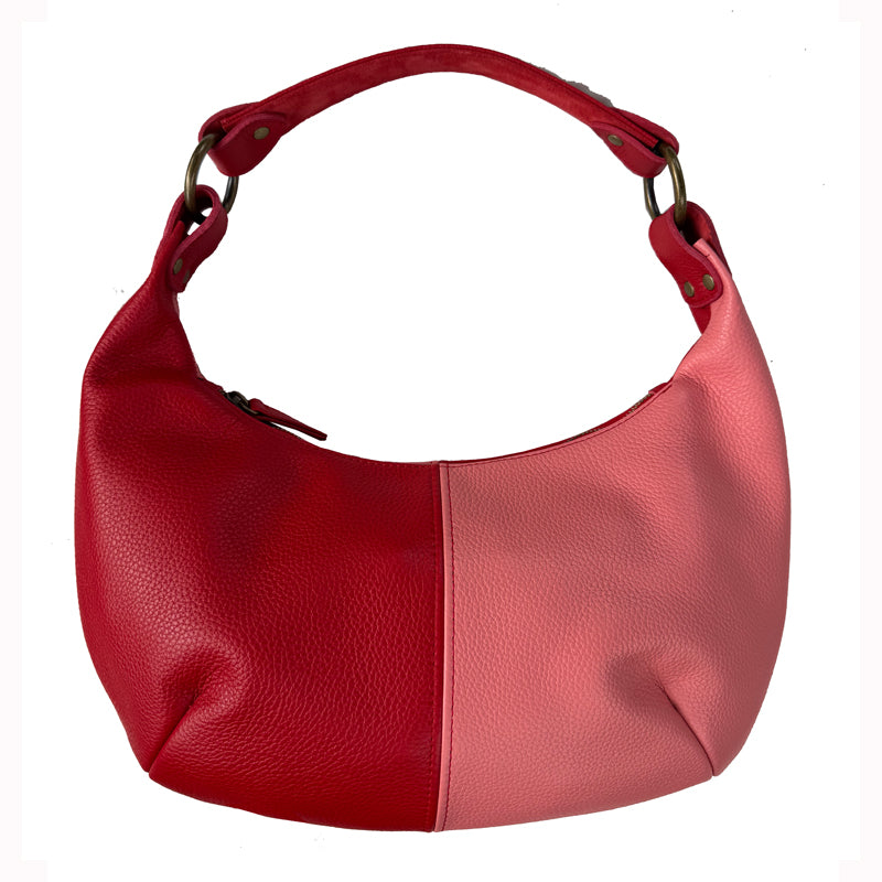 Hobo Bag -  Red & Pink