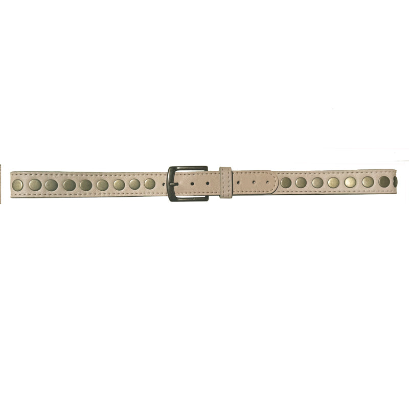 Large Rivets All Around - Bone wAntique Brass
