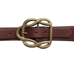 Large Entwined  - Dark Brown