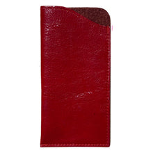 Load image into Gallery viewer, Eyeglass Case - Red Patent Leather
