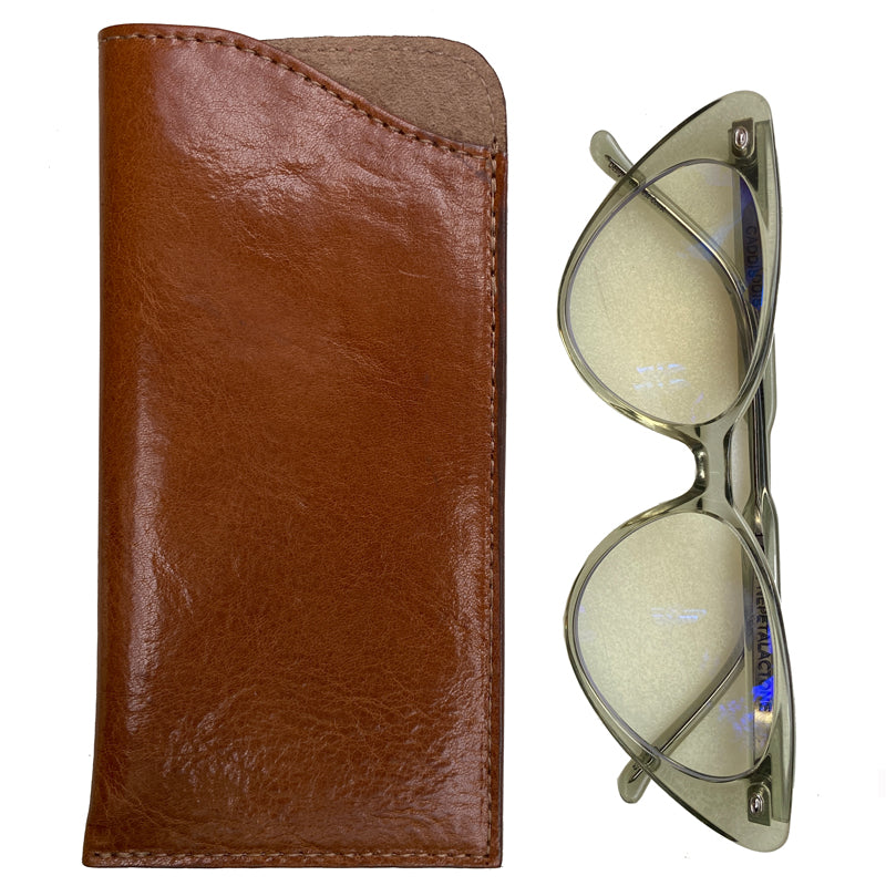Eyeglass Case - Saddle Leather