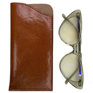 Eyeglass Case - Saddle Leather