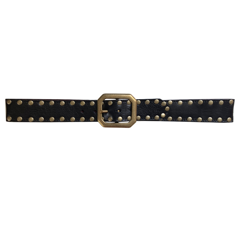 Squared Off Buckle - Black