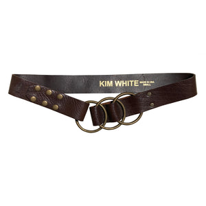 Triple Ring Belt - Chocolate