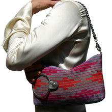 Load image into Gallery viewer, Vintage Airline Upholstery - Ring Clutch wStrap
