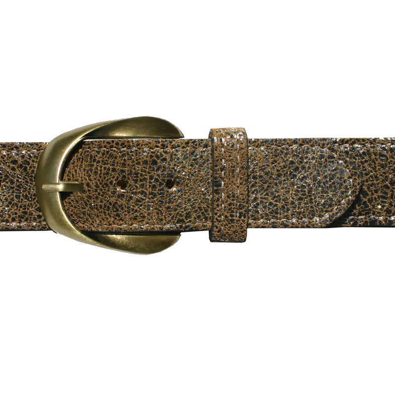 Inverted Ribbon -Antique Gold Metallic – Kim White Bags/Belts