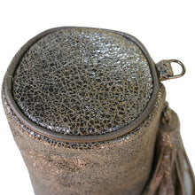 Load image into Gallery viewer, Cylinder Clutch - Antique Silver Metallic
