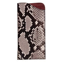 Load image into Gallery viewer, Eyeglass Case - Black &amp; White Snake
