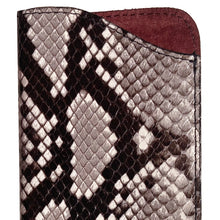 Load image into Gallery viewer, Eyeglass Case - Black &amp; White Snake
