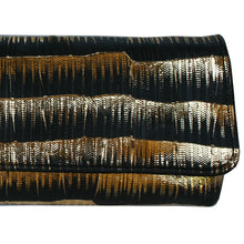 Load image into Gallery viewer, Baguette Clutch  - Gold Tinsel
