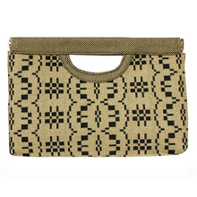 Load image into Gallery viewer, Cut-Out Clutch - Wheat Basketweave 1975
