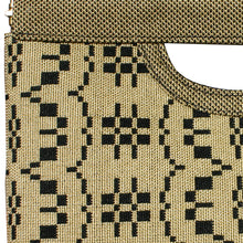 Load image into Gallery viewer, Cut-Out Clutch - Wheat Basketweave 1975
