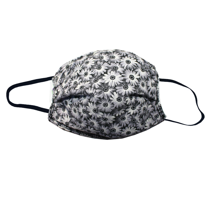 KW Mask - Black Allover Daisy