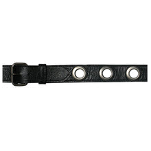 Load image into Gallery viewer, Grommet Belt - Black Antique Nickel

