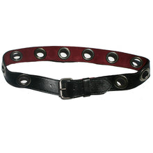 Load image into Gallery viewer, Grommet Belt - Black Antique Nickel
