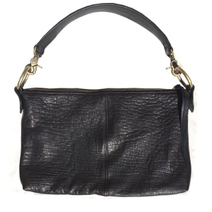 Slouchy Bag - Soft Black Leather