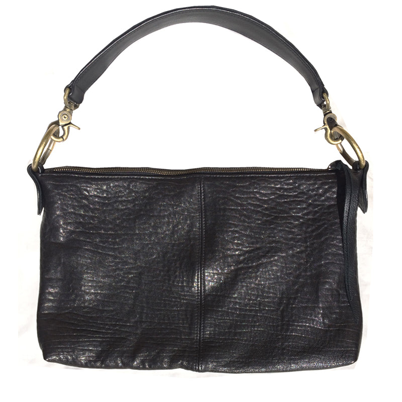 Slouchy Bag - Soft Black Leather