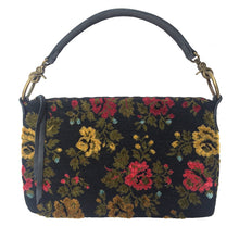 Load image into Gallery viewer, Slouchy Bag - Vintage Black Embroidery
