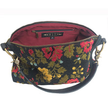 Load image into Gallery viewer, Slouchy Bag - Vintage Black Embroidery
