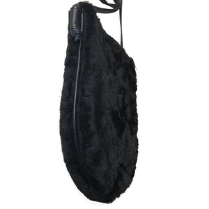 Shearling Crossbody - Black