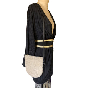 Shearling Crossbody - Black
