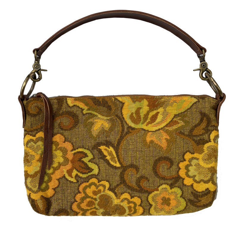 Slouchy Bag - Vintage Yellow Floral