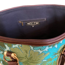 Load image into Gallery viewer, Weekender Travel Bag - Electric Blue Floral

